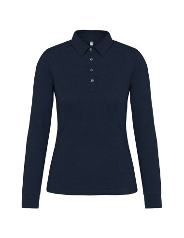 KAR-K265-LADIES' LONG SLEEVE JERSEY POLO SHIRT