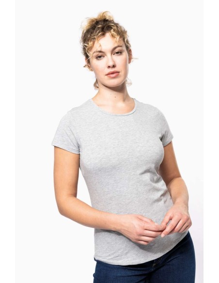 KAR-K3013-LADIES' SHORT-SLEEVED CREW NECK T-SHIRT