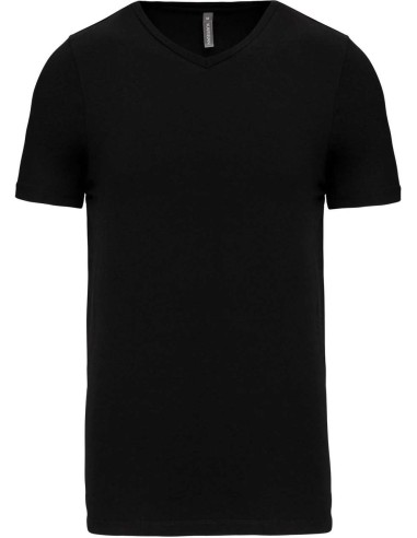 KAR-K3014-MEN'S SHORT-SLEEVED V-NECK T-SHIRT