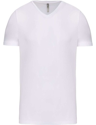 KAR-K3014-MEN'S SHORT-SLEEVED V-NECK T-SHIRT