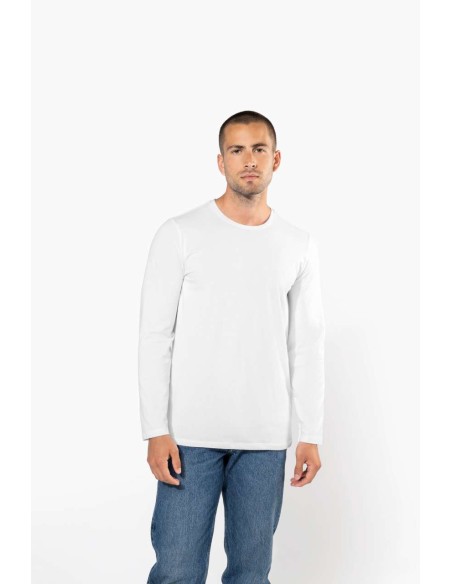 KAR-K3016-MEN'S LONG-SLEEVED CREW NECK T-SHIRT