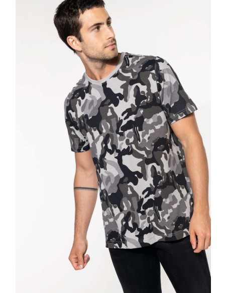 KAR-K3030-MEN'S SHORT-SLEEVED CAMO T-SHIRT