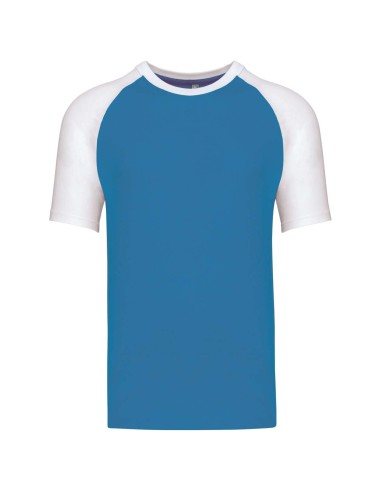 KAR-K330-Base ball - T-shirt bicolore manches courtes