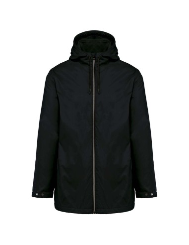 KAR-K6153-UNISEX HOODED JACKET WITH MICRO-POLARFLEECE LINING
