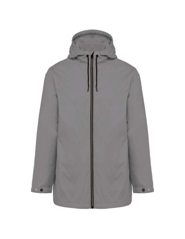 KAR-K6153-UNISEX HOODED JACKET WITH MICRO-POLARFLEECE LINING