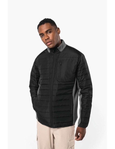 KAR-K6171-MEN'S BI-MATERIAL PADDED JACKET