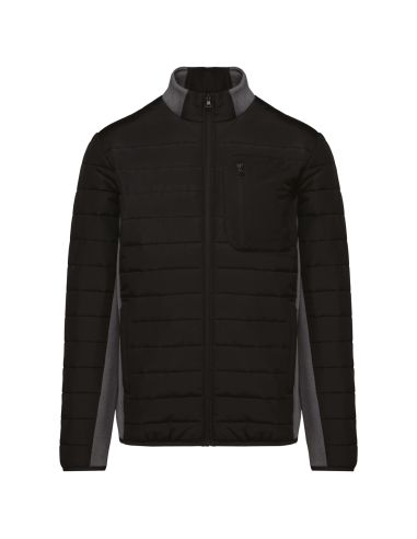 KAR-K6171-MEN'S BI-MATERIAL PADDED JACKET