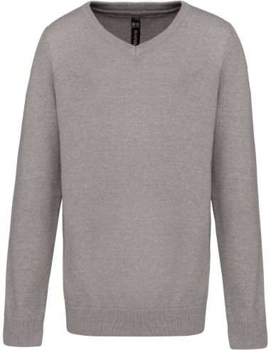KAR-K9109-KIDS' V-NECK JUMPER