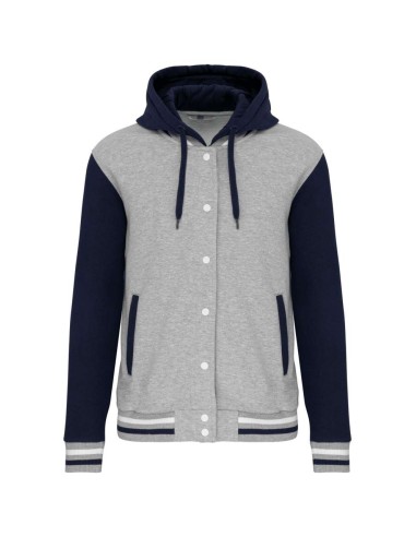 KAR-K4003-UNISEX TEDDY JACKET WITH HOOD