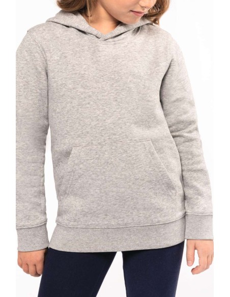 KAR-K4029-KIDS' ECO-FRIENDLY HOODED SWEATSHIRT
