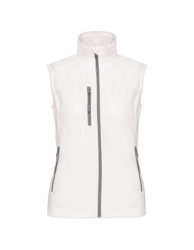 KAR-K404-LADIES' SOFTSHELL BODYWARMER