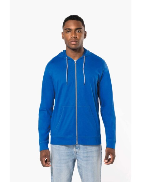 KAR-K438-LIGHTWEIGHT COTTON HOODED SWEATSHIRT