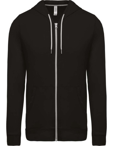 KAR-K438-LIGHTWEIGHT COTTON HOODED SWEATSHIRT
