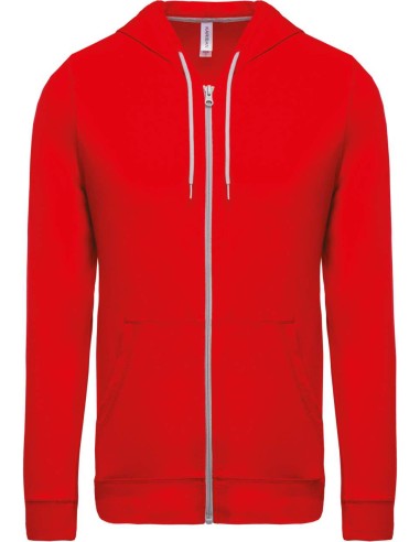 KAR-K438-LIGHTWEIGHT COTTON HOODED SWEATSHIRT