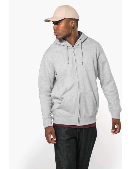 KAR-K444-FULL ZIP HOODED SWEATSHIRT