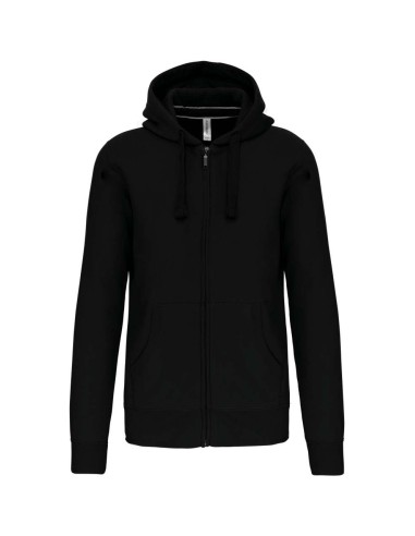 KAR-K454-MEN'S FULL ZIP HOODED SWEATSHIRT