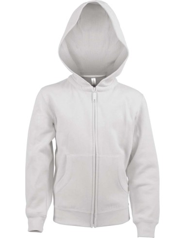 KAR-K455-KIDS FULL ZIP HOODED SWEATSHIRT