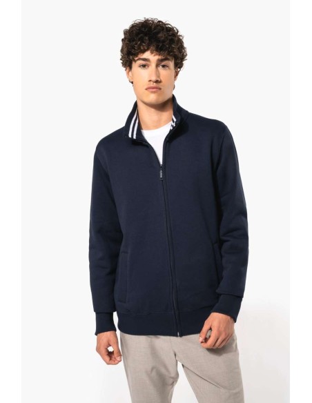 KAR-K456-Veste molleton zippée