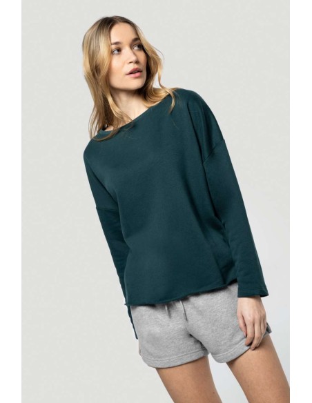 KAR-K471-Sweat-shirt femme Loose""