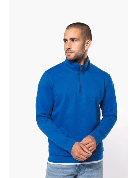 KAR-K478-ZIP NECK SWEATSHIRT