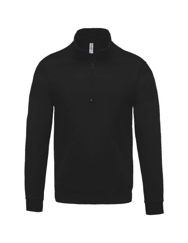 KAR-K478-ZIP NECK SWEATSHIRT