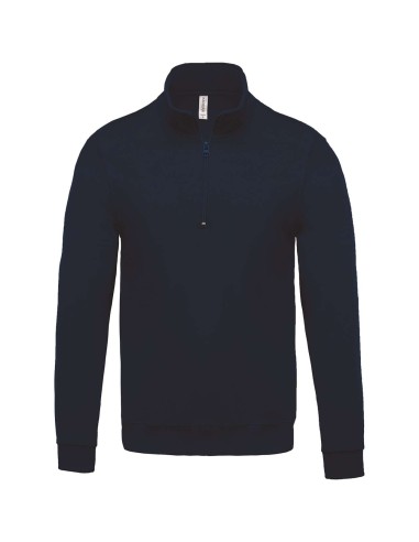 KAR-K478-ZIP NECK SWEATSHIRT