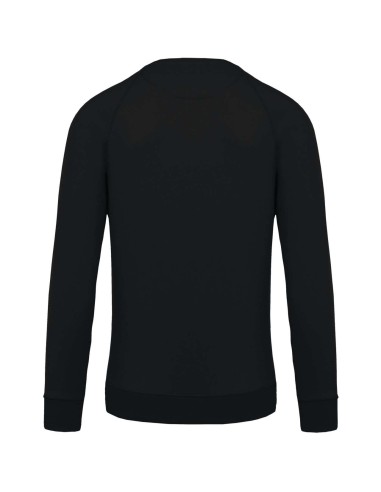 KAR-K480-MEN'S ORGANIC COTTON CREW NECK RAGLAN SLEEVE SWEATSHIRT