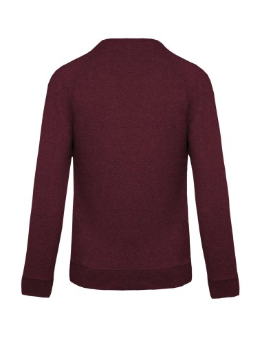 KAR-K480-MEN'S ORGANIC COTTON CREW NECK RAGLAN SLEEVE SWEATSHIRT