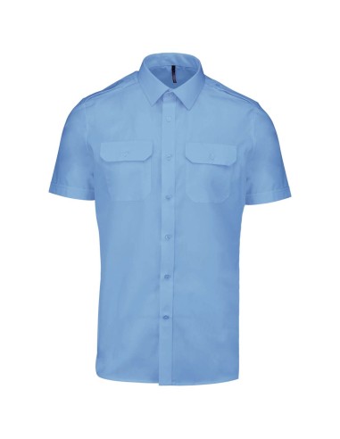 KAR-K503-MEN'S SHORT-SLEEVED PILOT SHIRT