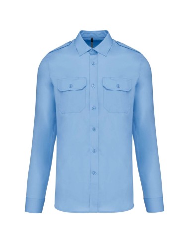 KAR-K505-MEN'S LONG-SLEEVED PILOT SHIRT