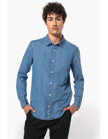 KAR-K512-MEN’S DENIM SHIRT