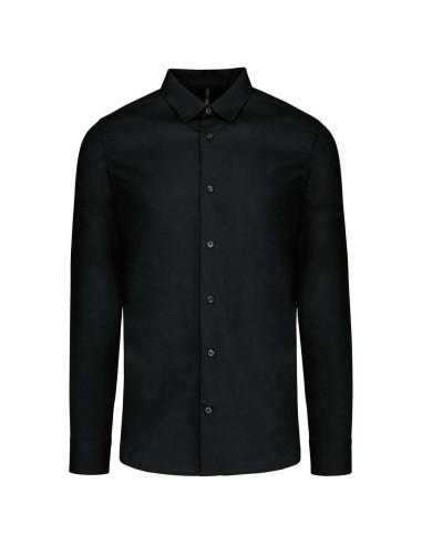 KAR-K513-MEN’S LONG-SLEEVED COTTON POPLIN SHIRT
