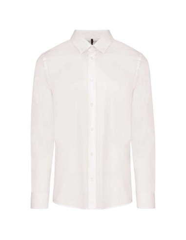 KAR-K513-MEN’S LONG-SLEEVED COTTON POPLIN SHIRT