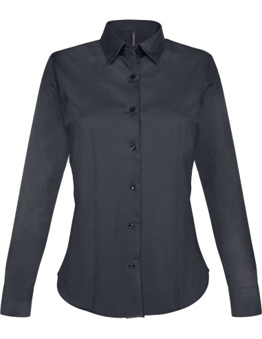 KAR-K530-LADIES' LONG-SLEEVED STRETCH SHIRT