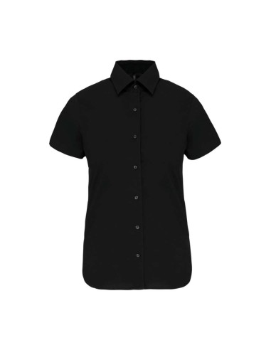 KAR-K532-LADIES' SHORT-SLEEVED COTTON/ELASTANE SHIRT