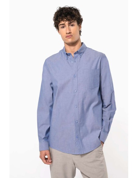 KAR-K533-Chemise Oxford manches longues