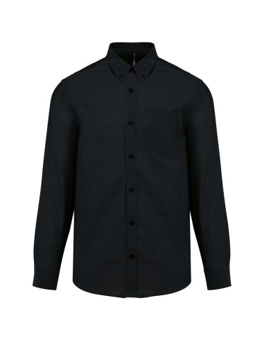 KAR-K533-Chemise Oxford manches longues