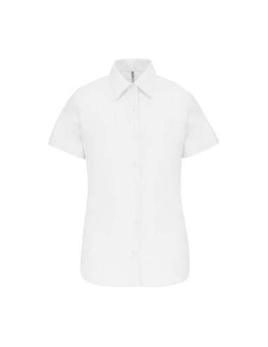 KAR-K536-LADIES' SHORT-SLEEVED OXFORD SHIRT
