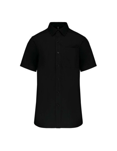 KAR-K543-MEN'S SHORT-SLEEVED COTTON POPLIN SHIRT