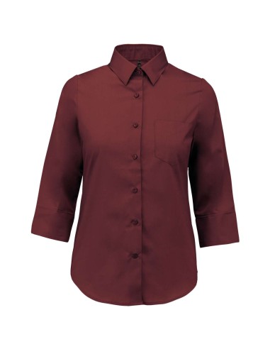 KAR-K558-LADIES' 3/4 SLEEVED SHIRT
