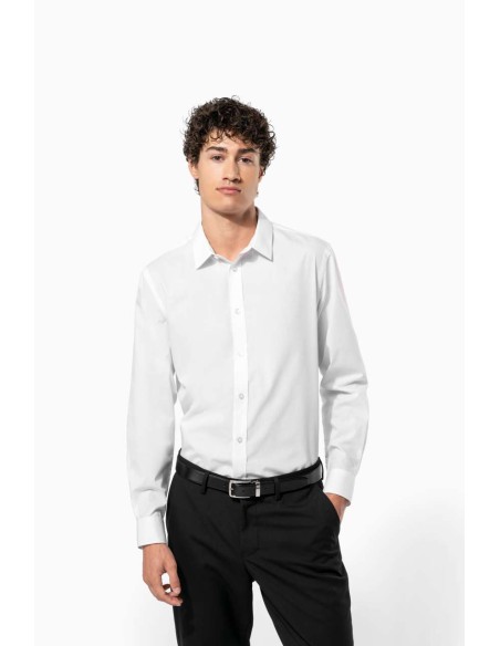 KAR-K583-MEN’S POPLIN EASY CARE POLYCOTTON SHIRT
