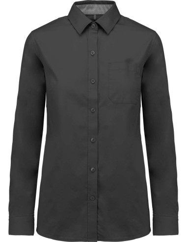 KAR-K585-LADIES’ NEVADA LONG SLEEVE COTTON SHIRT