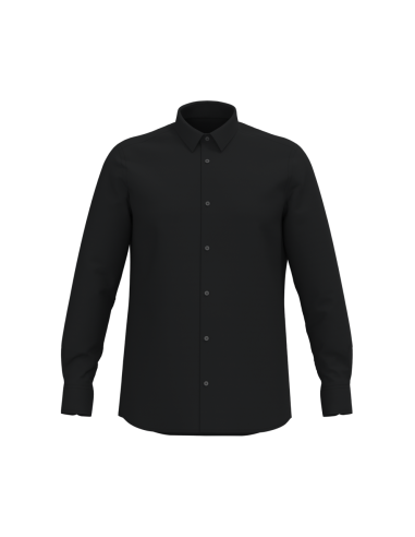 KAR-K595-MEN LONG-SLEEVED EASY CARE SHIRT WITHOUT POCKET