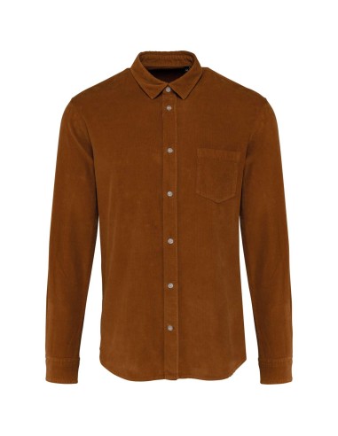 KAR-K599-MEN'S LONG-SLEEVED CORDUROY SHIRT