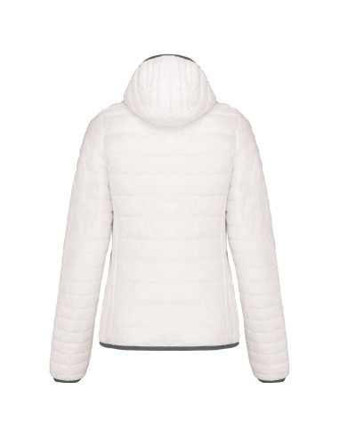 KAR-K6111-LADIES' LIGHTWEIGHT HOODED PADDED JACKET