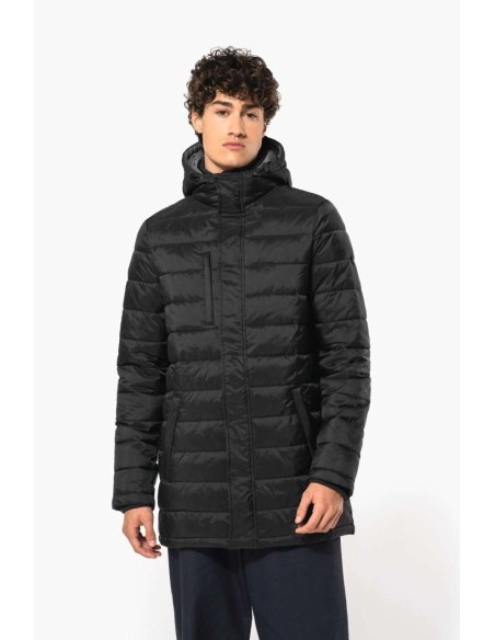 KAR-K6128-MEN'S LIGHTWEIGHT HOODED PADDED PARKA