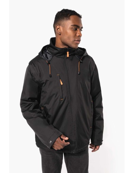 KAR-K639-SCORE - DETACHABLE-SLEEVED BLOUSON JACKET
