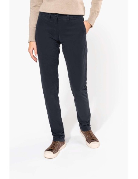 KAR-K741-LADIES' CHINO TROUSERS