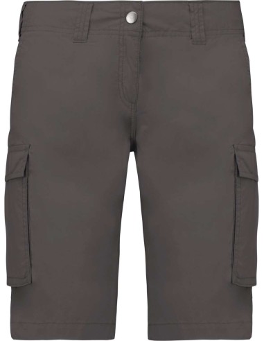 KAR-K756-LADIES' LIGHTWEIGHT MULTIPOCKET BERMUDA SHORTS