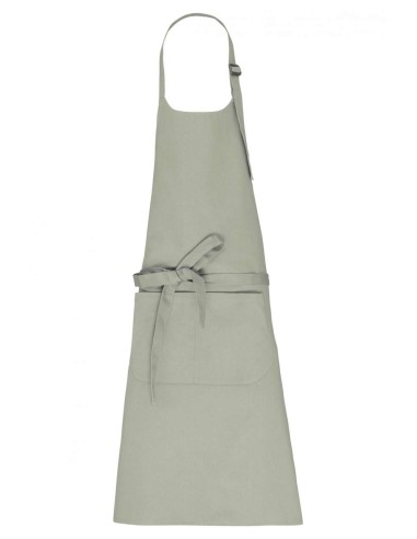 KAR-K8007-APRON WITH POCKET IN ORGANIC COTTON